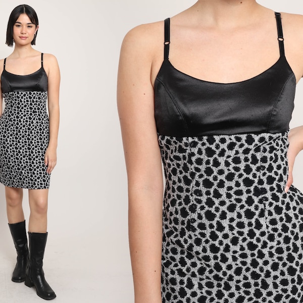 90s animal mesh bodycon xs