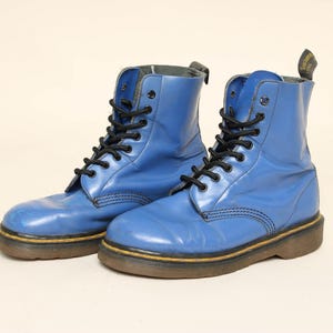 90s Blue Doc Martens - Etsy