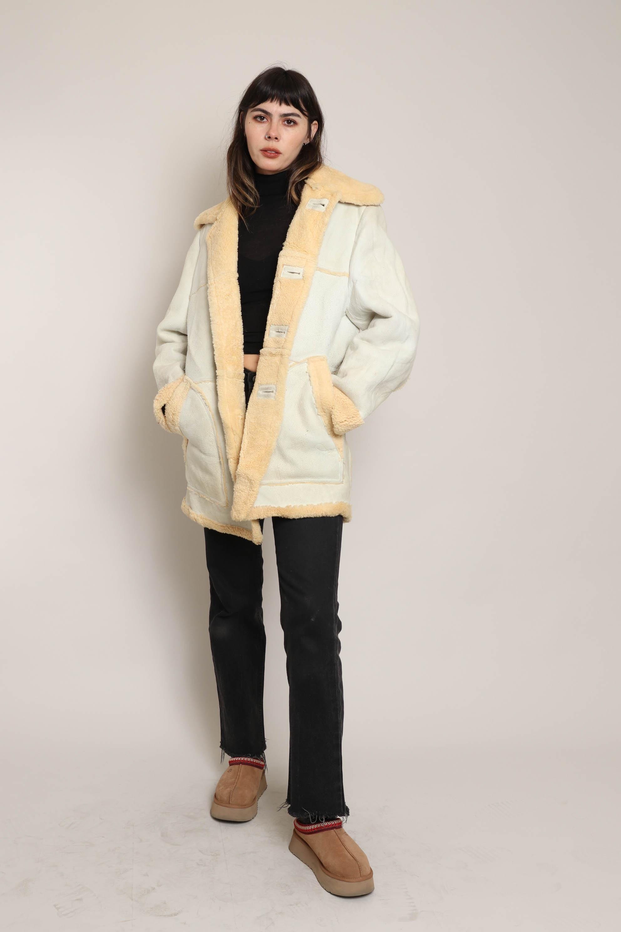 70s Lakeland Rancher Jacket: Vintage Sheepskin Shearling Collar