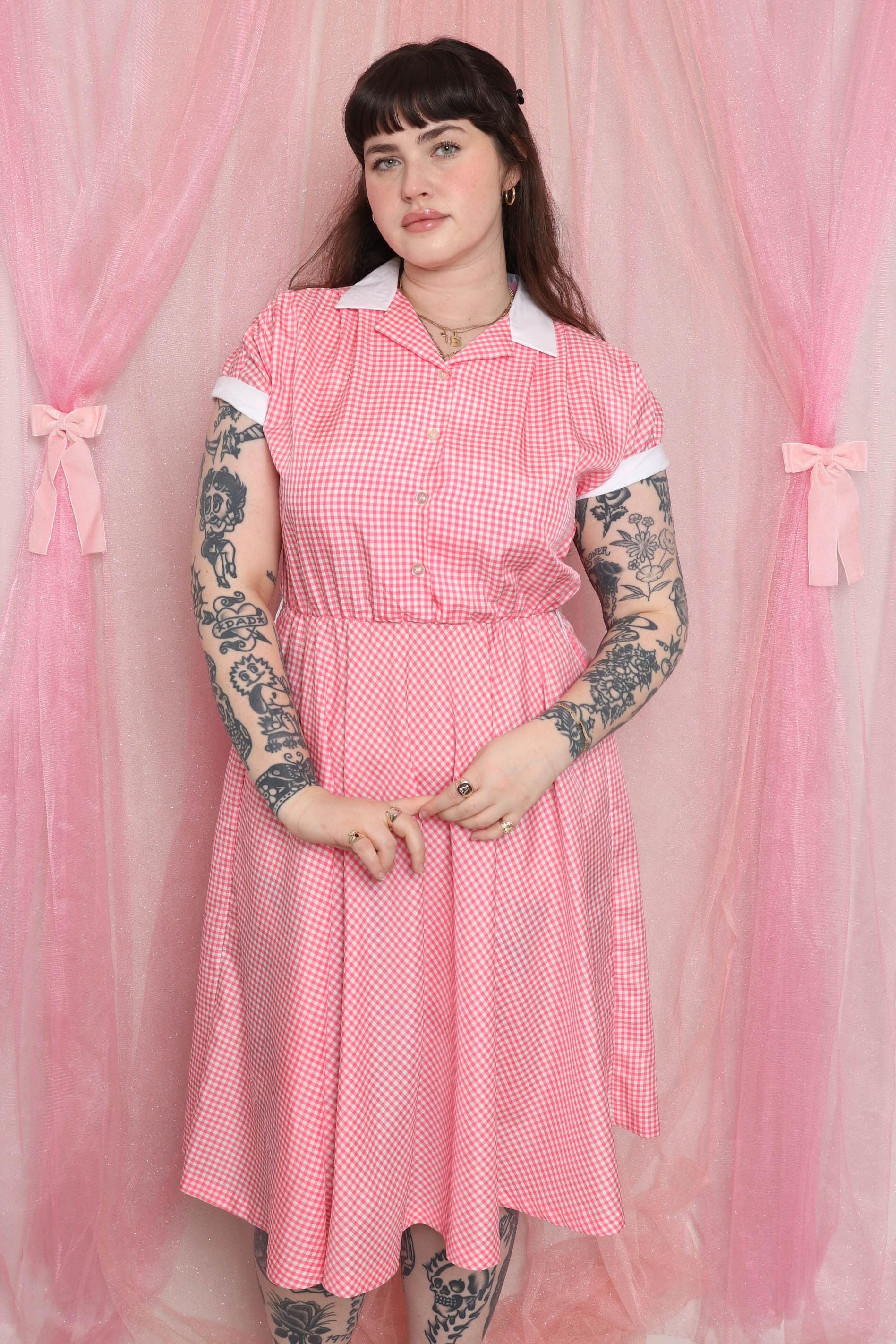 ladies pink lace dress Rinna Pink Lace Cut Out Mini Dress