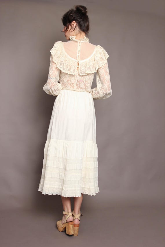 1910s EDWARDIAN tea skirt XS / Antique edwardian … - image 5