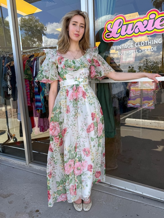 floral maxi dress pastel Pleated Halter 55317 Designed exclusively by Club L London Pastel Blue Tropical Floral Print