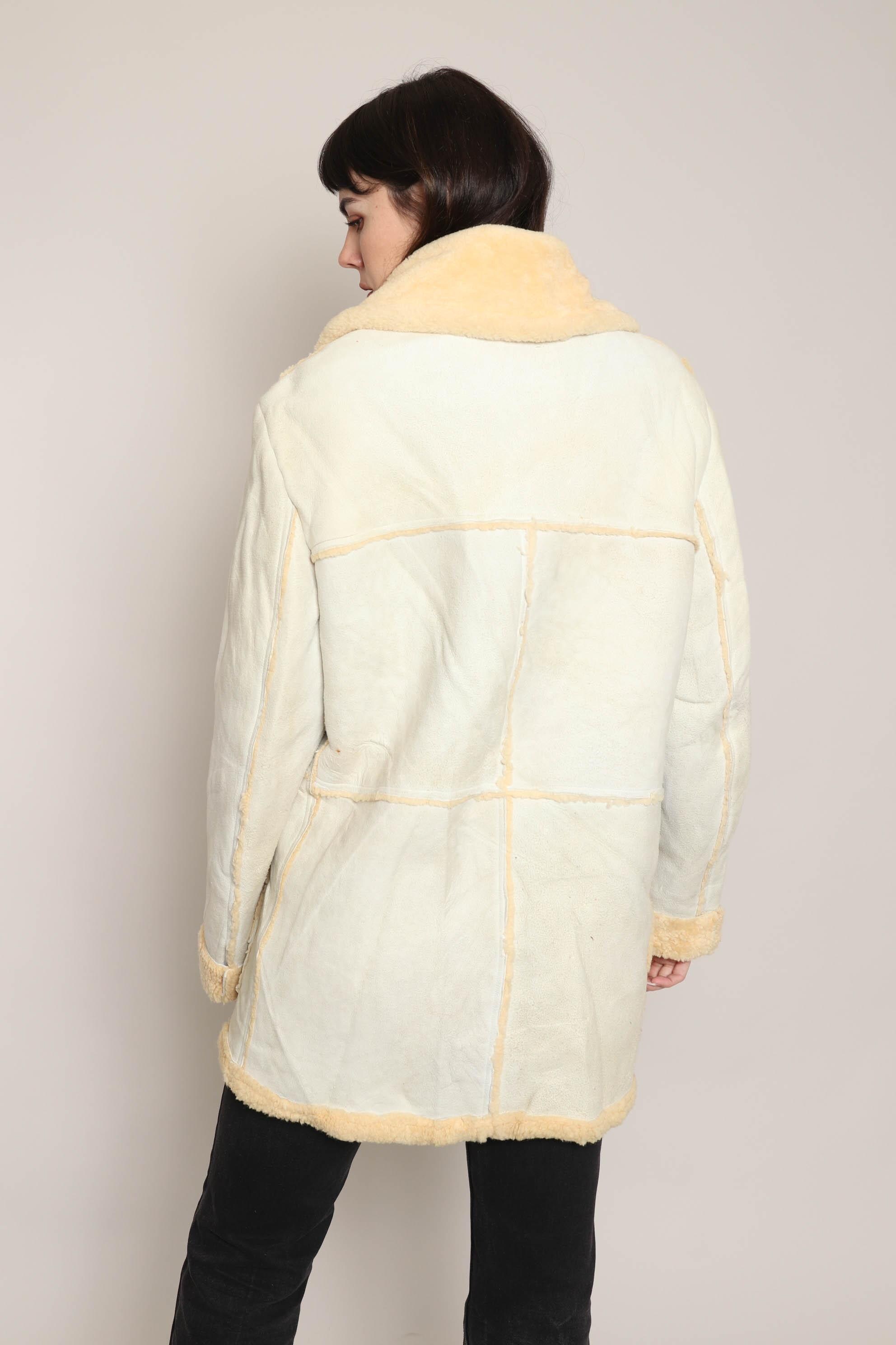 70s Lakeland Rancher Jacket: Vintage Sheepskin Shearling Collar