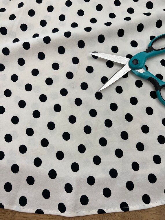 80s POLKA DOT backless dress XS / Margie Darnell … - image 10