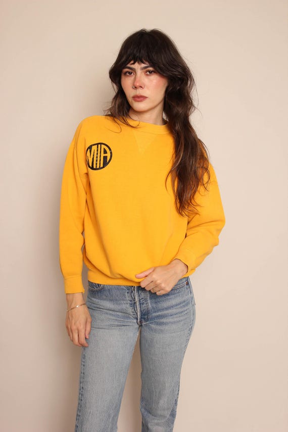 70s Motorcycle Sweatshirt: Vintage Russell Marigo… - image 2