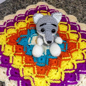 Lovey,  amigurumi, plushie, soft, Bavarian square,