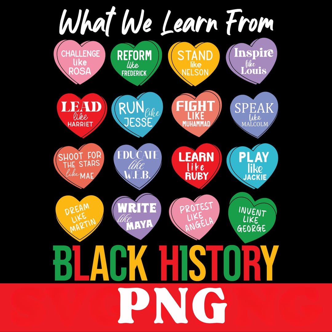What We Learned From Black History Png , Black History Month