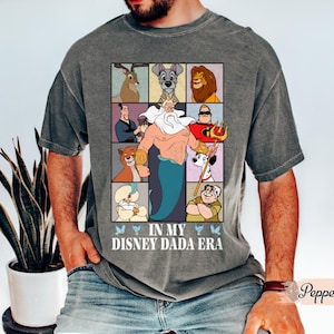 Retro Disney Dad Shirt, Comfort Colors In My Disney Dada Era Shirt, Gift for Dad Father&#39;s Day Shirt, Bes Dad Ever, Disneyworld Mens Trip Tee