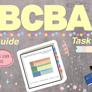 Studiegids met takenlijst voor BCBA's