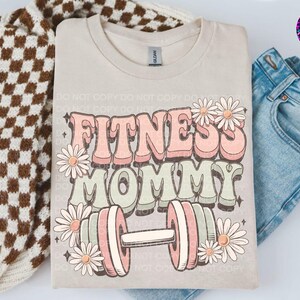 Fitness Mommy halter bloemen T-shirt | Workoutshirt voor moeders | Gym-shirt voor dames | Cadeau-idee geschikt voor moeder | Fitnesstop Strong Mother