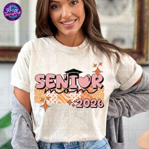 Senior Mom 2026 T-Shirt, Proud Senior Mom Shirt, Class of 2026 Parent Tee, Graduation Celebration Shirt, Senior Night Outfit