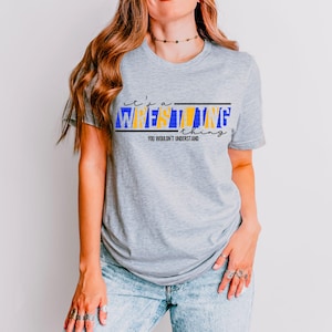It&#39;s a Wrestling Thing You Wouldn&#39;t Understand in Blue & Yellow Colors Design DTF Transfer Print | Custom SVG, Sublimation Print