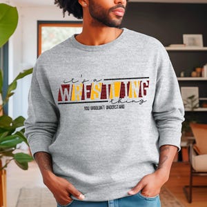 It&#39;s a Wrestling Thing You Wouldn&#39;t Understand in Burg & Yellow Green Colors Design DTF Transfer Print | Custom SVG, Sublimation Print