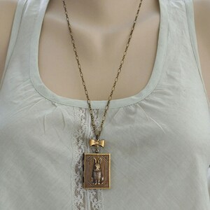 The Tale of Peter Rabbit, Bunny Locket, Rabbit Necklace, the Sitting ...