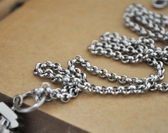 Surgical Steel Rolo Chain 3.2mm