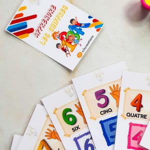 Cartes Éducatives pour apprendre les chiffres – Un outil ludique et pratique pour les tout-petits