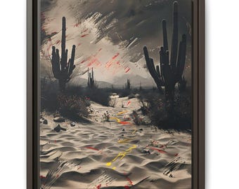 Masculine Wall Art Canvas Gift for Him Nature Wall Art Desert Sunset Home Decor for Men Top Selling Wall Art