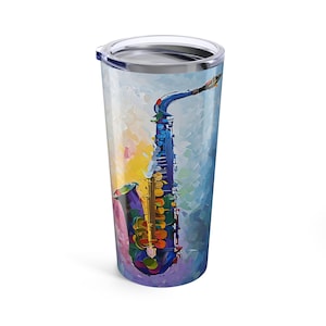 Jazz Cup, Music Gift, Musician Saxophone Cup