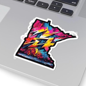 Minnesota Sticker | Minnesota State Decal | Cute Laptop Sticker | Minnesota Gift | Aesthetic State Sticker | MN Pride