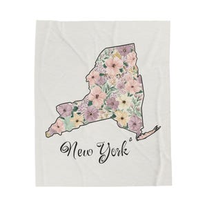 Couverture New York, couverture florale New York, New York, carte de New York, couverture confortable pour les amateurs de New York, décoration d'intérieur NY