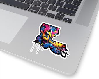 Louisiana Sticker | Louisiana State Decal | Cute Laptop Sticker | Louisiana Gift | Aesthetic State Sticker | LA Pride
