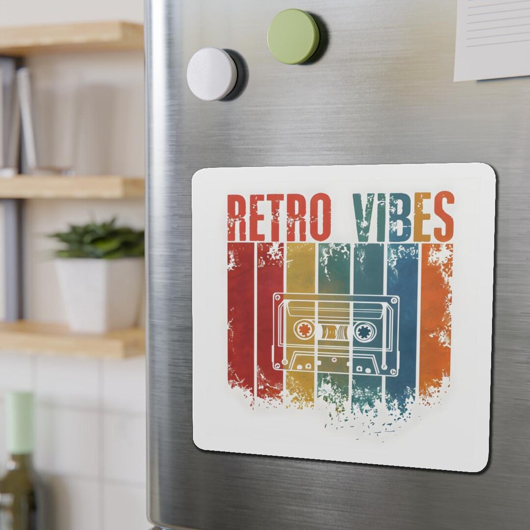 Cassette Tape Music Fridge Magnet Retro Vibes Vintage Music Lover Gift ...