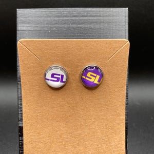 Lot de boucles d'oreilles sport universitaire