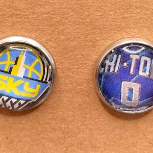 Ensemble de boucles d'oreilles de basket-ball pour femmes