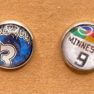Lot de boucles d'oreilles cartes de basket-ball