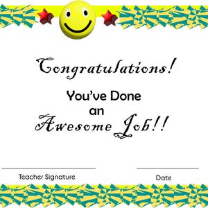Awesome Work! Award for Teachers (Digital)