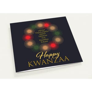 Sancho Education Kwanzaa 7 Principles |Nguzo Saba Pack of 10 Cards