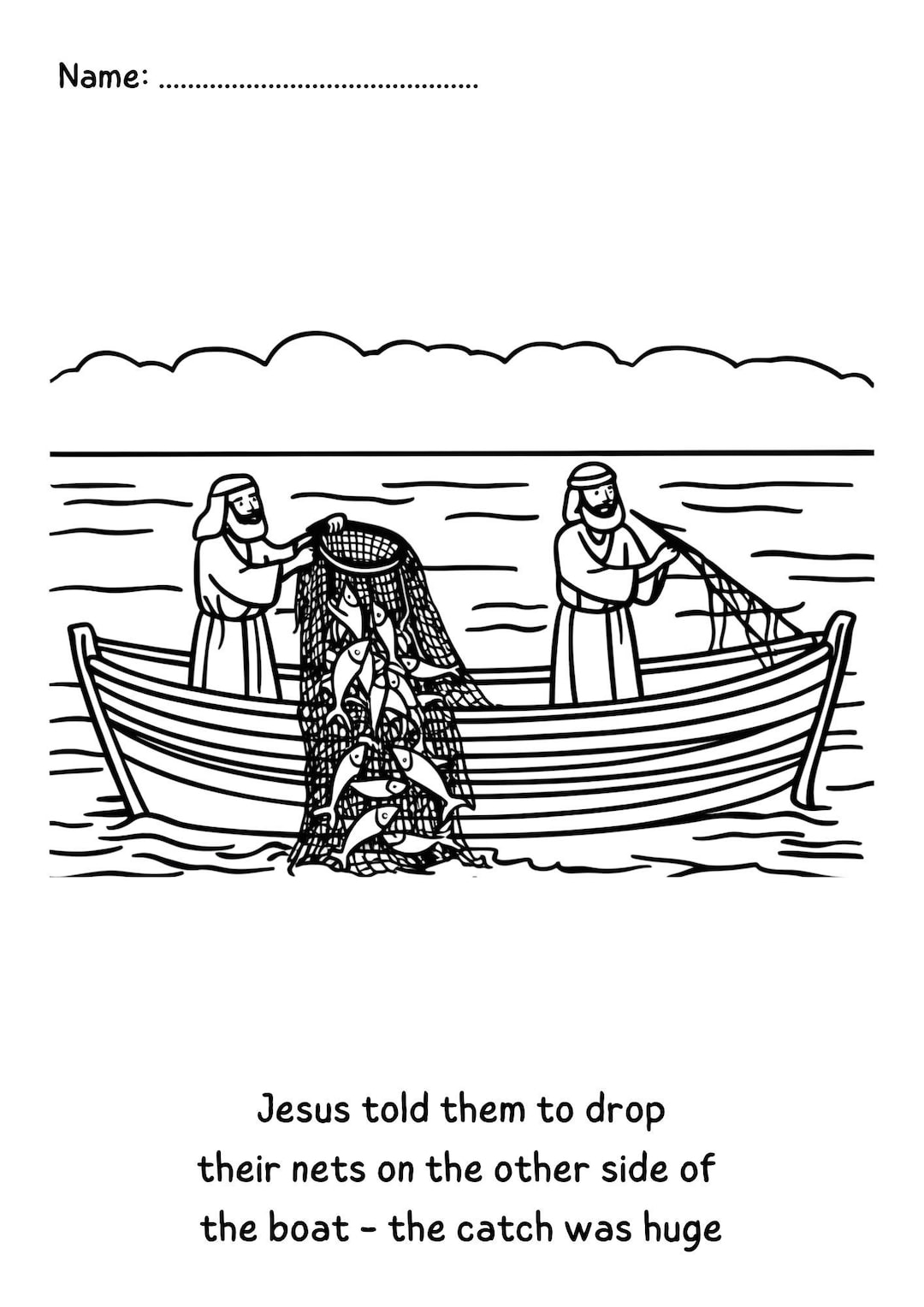 Fishnets Color Pages Fishing Nets - Colouring Page - Etsy