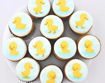 Gul Anka - Cupcake/Kakornas (10-delat) Topperset