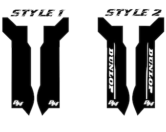 E ride fork Decals