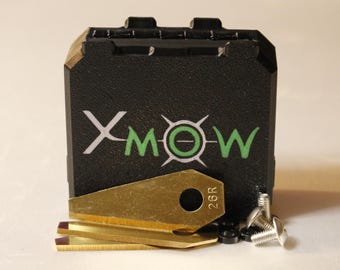 Titanium Plated Blades for Carbon Fiber Mammotion Luba Blade Disks, 24 Pack