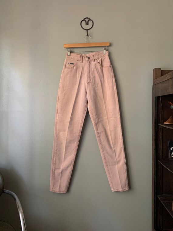 1990s Dust Pink Tapered Leg LEE Jeans / vintage 90