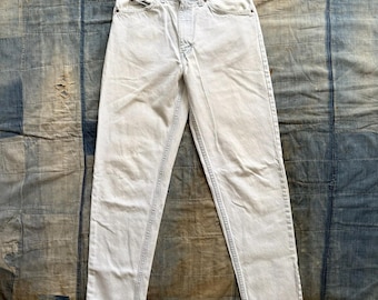 Vintage 90s Levis Silvertab Baggy Light Wash Denim Distressed Wide