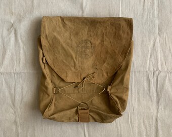 Vintage 1940s Boy Scout Canvas Backpack Rucksack Knapsack Etsy