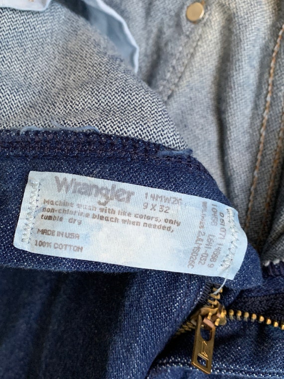 1980's Vintage Wrangler Jeans / NOS deadstock ind… - image 3