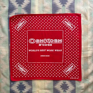 Oshkosh Bandana - Etsy
