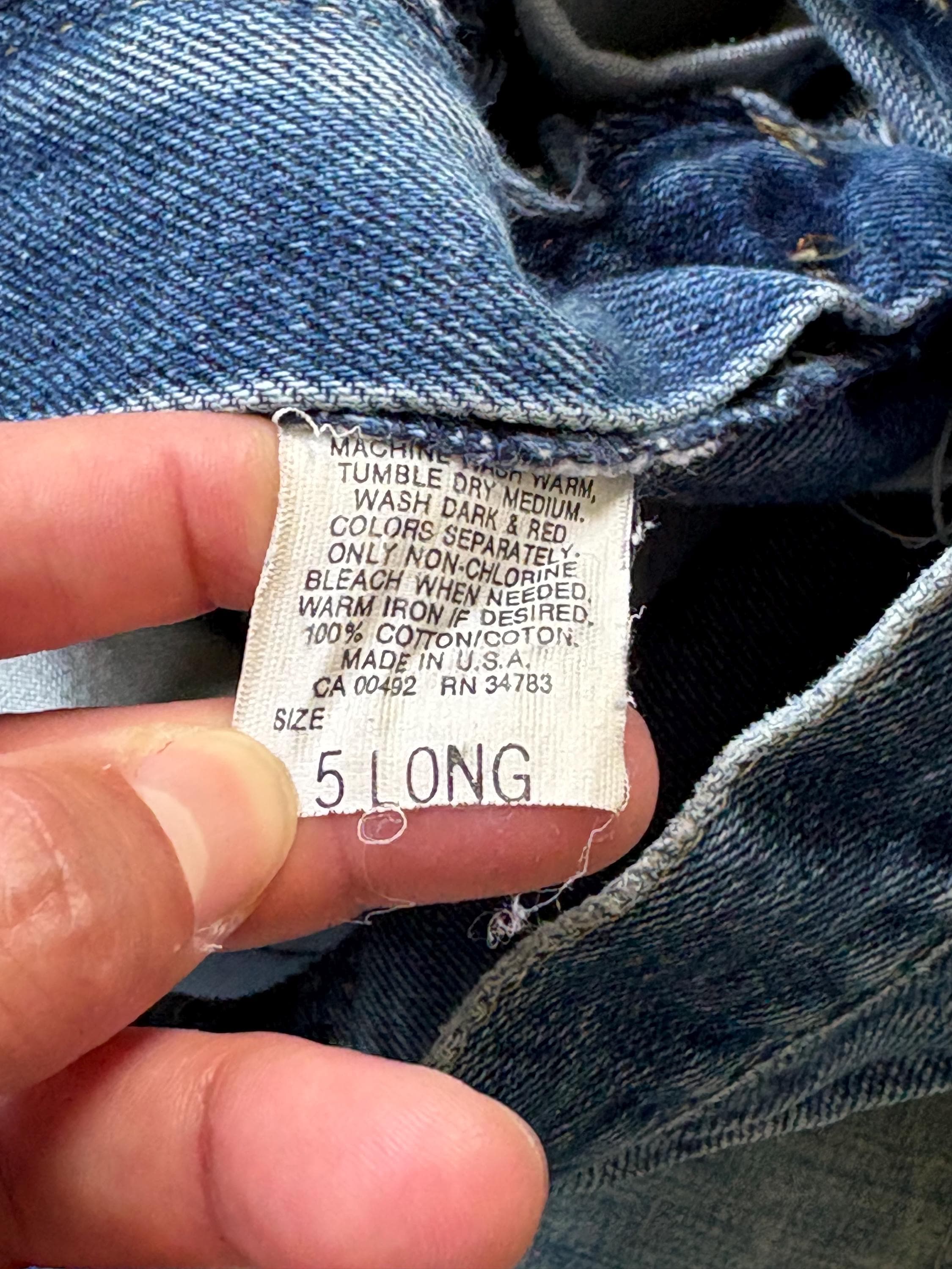 Vintage 1980s Lee Riders Jeans 24”x32” / 70's 80's Lee Denim Jeans