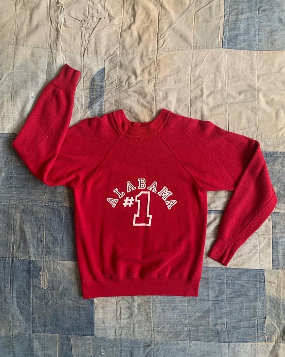 1970s Alabama Football Raglan Sweatshirt / vintage