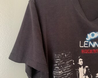 Late 1970s - Early 1980s John Lennon Rock N' Roll Tee / Vintage
