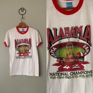 VTG 60s Champion Products University of Alabama Ringer T