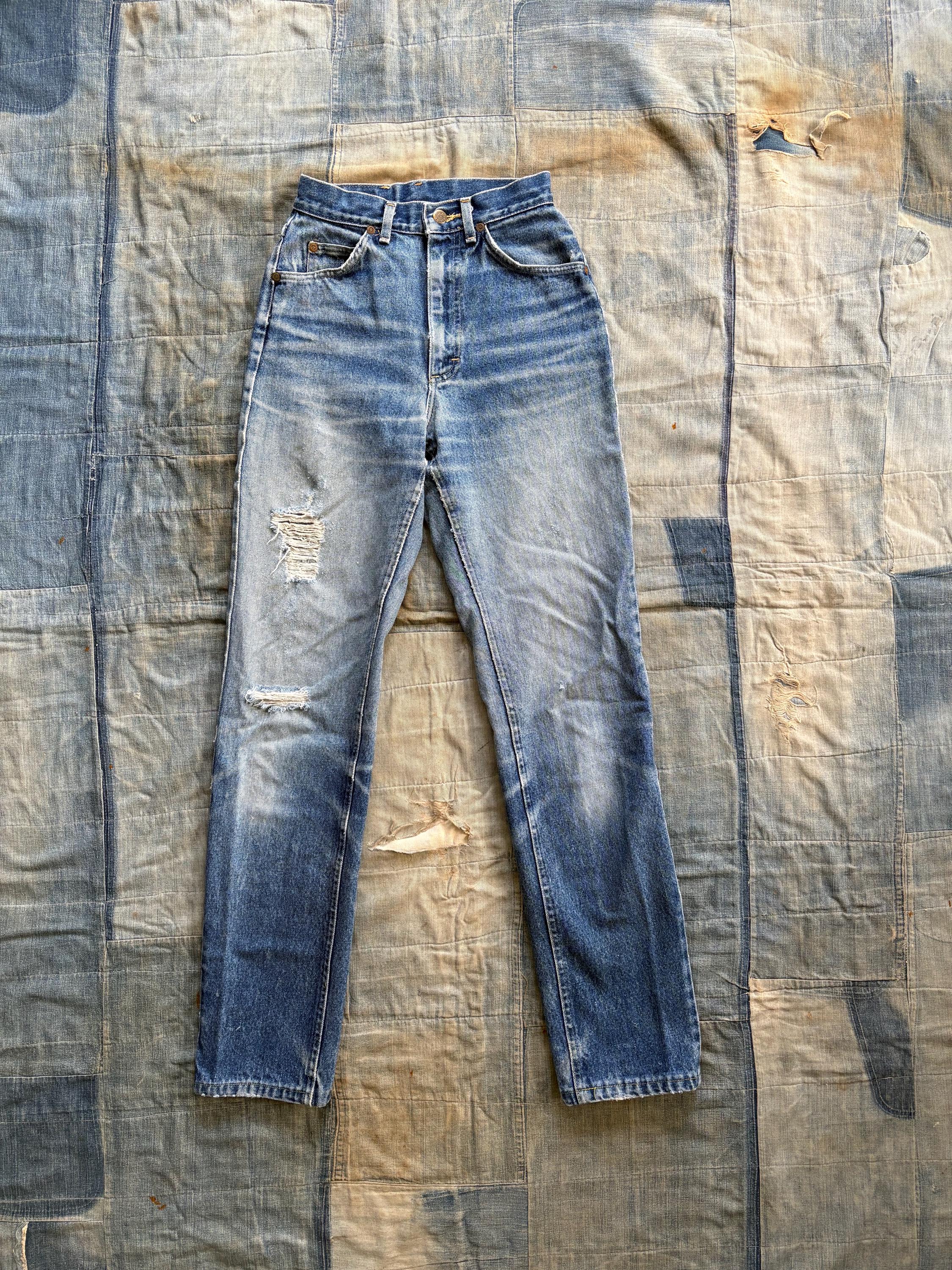 ８０年代Lee42x32 Vintage 1980s Lee Riders Jeans 24”x32” / 70's 80's Lee Denim Jeans