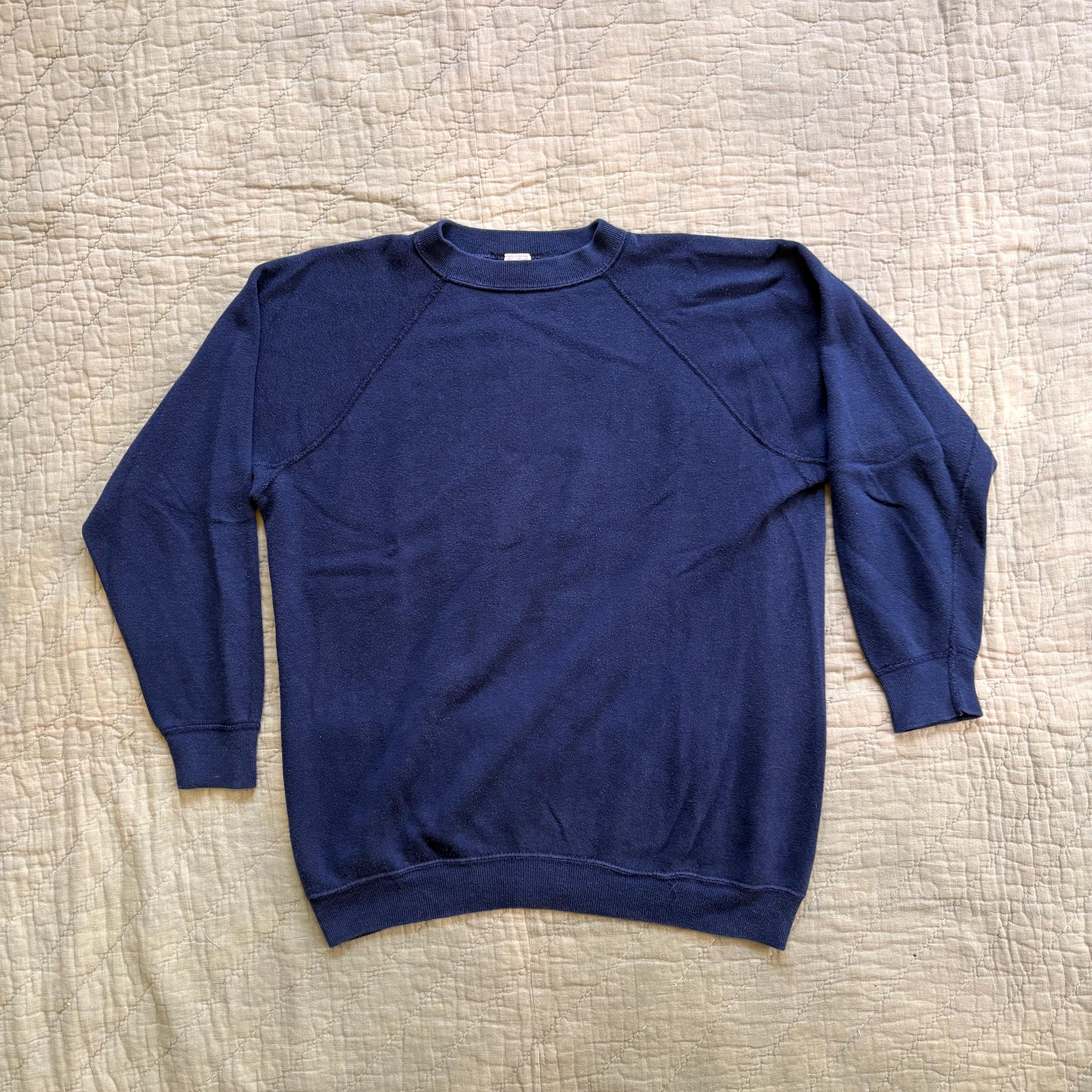 Vintage 60s Raglan Sweatshirt - Etsy