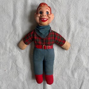 Vintage 1960s Howdy Doody Doll With Rubber Head and Articulated