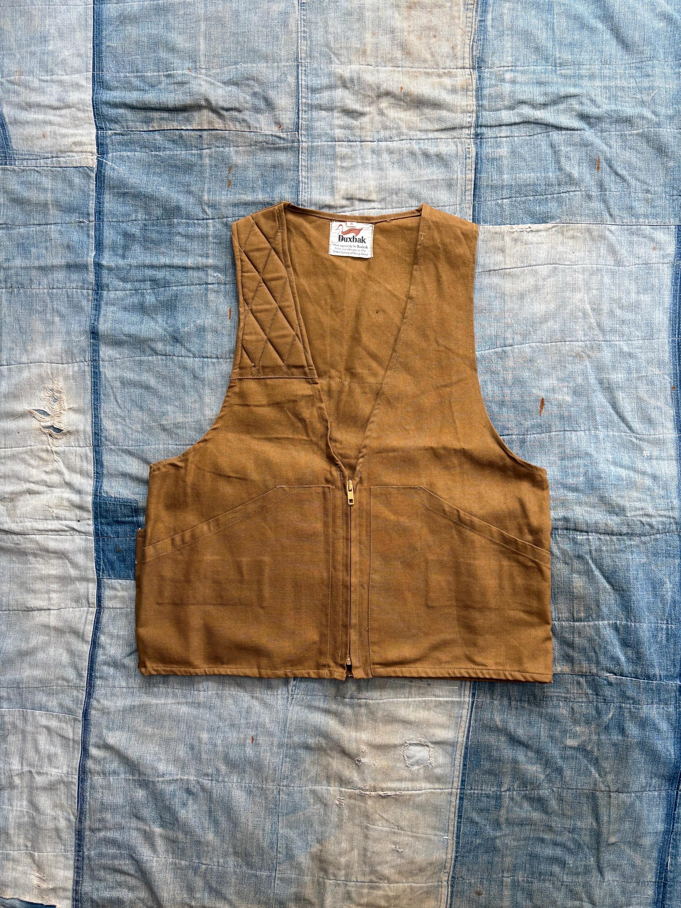 Vintage 1970s Duxbak Hunting Vest Small Medium - Etsy