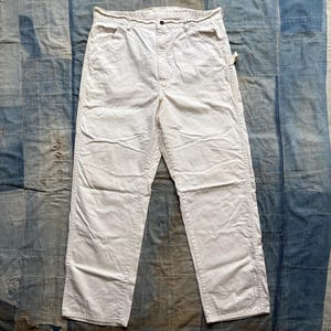 パンツ 70s 80s store brand white painter pants 1970's OshKosh Painters Pants | 25x34 – Nylo Wool