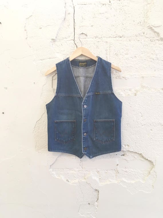 70's Denim Wrangler Vest